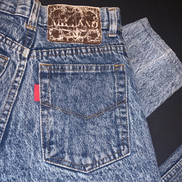 Vintage 80s Millano Italian Gold Denim - Picture 3 of 4